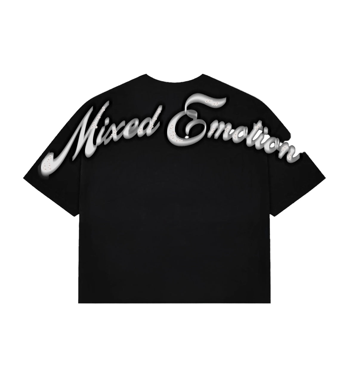 MIXED EMOTION PEARL CROPPED TEE