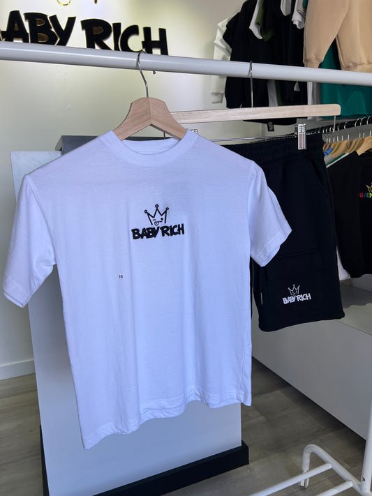 BABY RICH WHITE AND BLACK SET