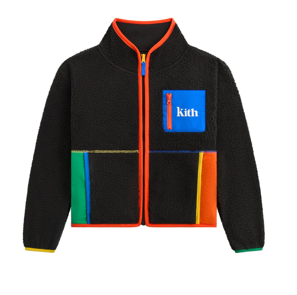KITH COLOR BLOCK FULL ZIP AND CARGO PANT SET